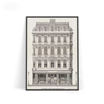 vintage architecture posters - Vintage shop