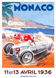 vintage auto posters - Vintage shop