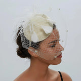 black fascinator - Vintage shop