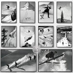 vintage poster skiing - Vintage shop