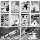 vintage poster skiing - Vintage shop