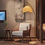 golvlampa retro teak - Vintage shop