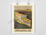 vintage cunard posters - Vintage shop