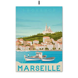 vintage french travel posters - Vintage shop