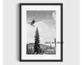 vintage poster skiing - Vintage shop