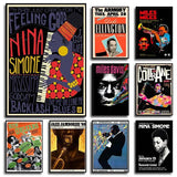 poster jazz vintage - Vintage shop