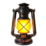 svart retro lampa - Vintage shop