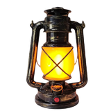 svart retro lampa - Vintage shop