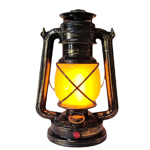 svart retro lampa - Vintage shop