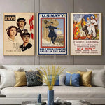 vintage navy recruiting posters - Vintage shop