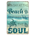 retro beach posters - Vintage shop