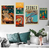 vintage travel posters australia - Vintage shop