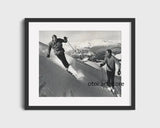 vintage poster skiing - Vintage shop