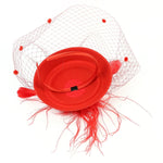 black fascinator - Vintage shop