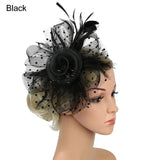 dark green fascinator - Vintage shop