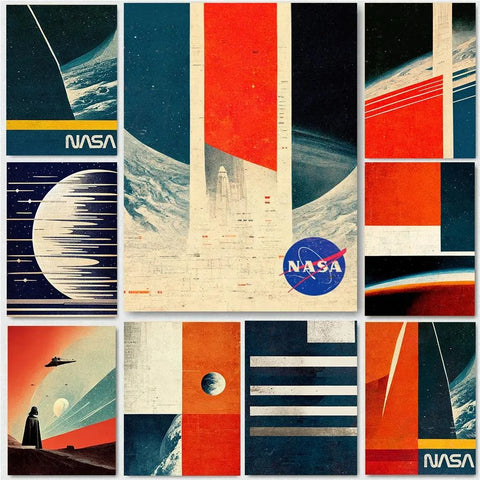 nasa retro posters - Vintage shop