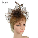 dark green fascinator - Vintage shop