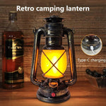 svart retro lampa - Vintage shop