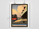 vintage cunard posters - Vintage shop