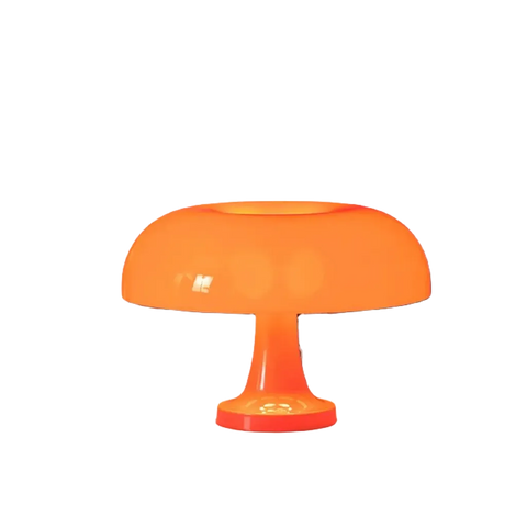 orange bordslampa retro - Vintage shop