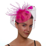 black fascinator - Vintage shop