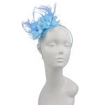 blue fascinator - Vintage shop