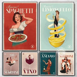 vintage italian kitchen posters - Vintage shop